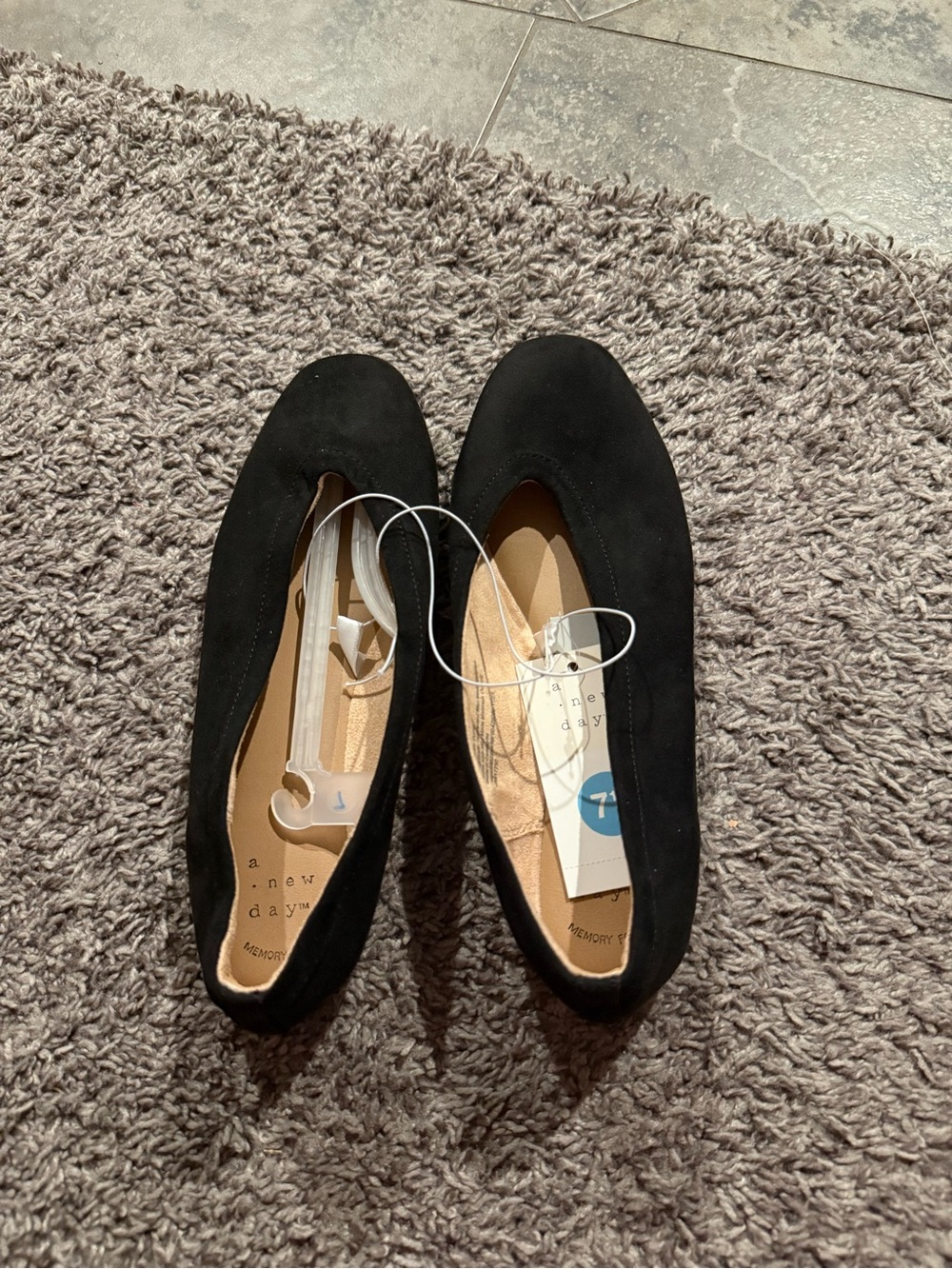 🍦 Women’s Neve Shoes with Memory Foam Insole - A New Day™ Matte Black 7.5
